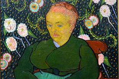 10A La Berceuse (Woman Rocking a Cradle- Augustine-Alix Pellicot Roulin) - Vincent van Gogh 1889 - New York Metropolitan Museum of Art.jpg